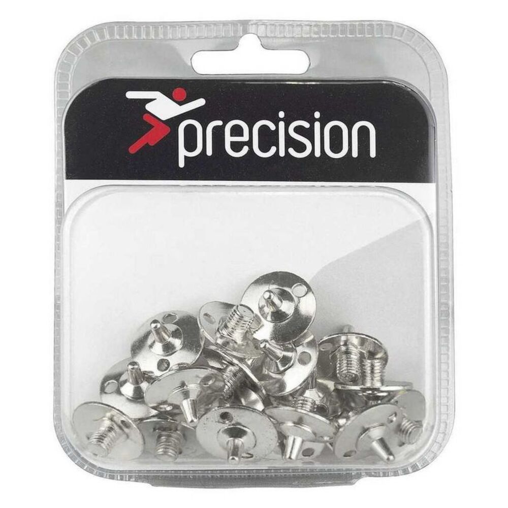 Precision Steel Cricket Spikes (Pack of 20) / Silver